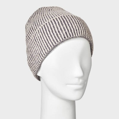 Plaited Cuffed Beanie - Universal Thread Gray