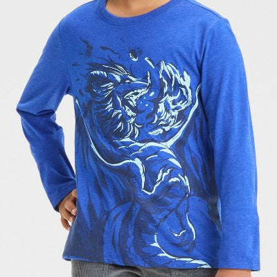 Boys' Dragon Graphic T-Shirt - Cat & Jack Blue L