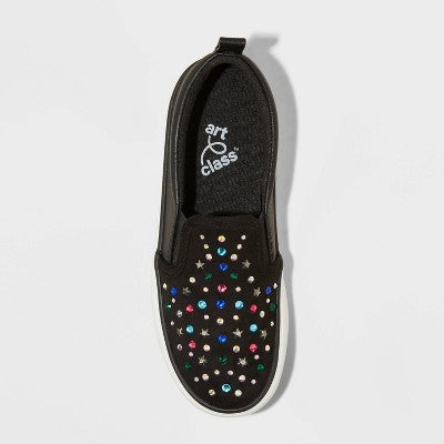 Girls' Hanna Slip-On Sneakers - art class Black 1