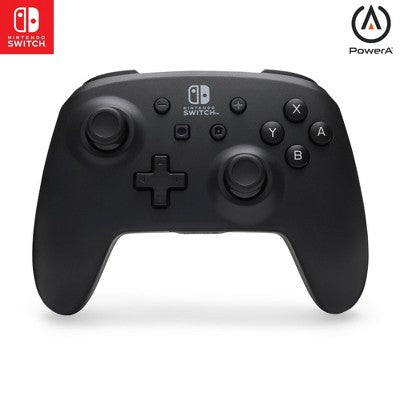 PowerA Jet Black Wireless Controller - Nintendo Switch