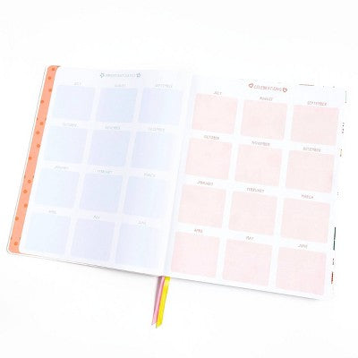 Callie Danielle 2025 11"x8.5" Weekly/Monthly Large: Leather Planner, January-December, Multicolored, Teen & Adult