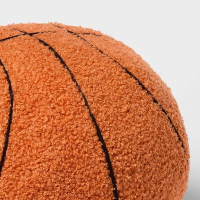 Basketball Sport Boucle Kids' Decorative Throw Pillow - Pillowfort