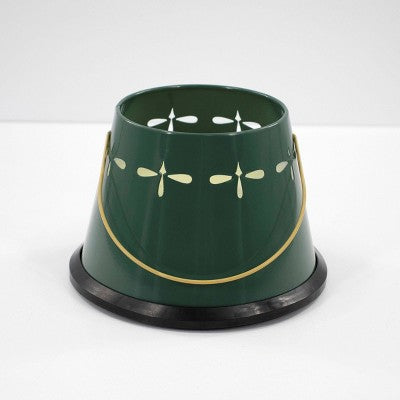 Patio Essentials Mosquito Diecut Candle Dark Green