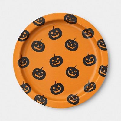 10.5" Halloween Pumpkins Melamine Dinner Plate - Hyde and EEK! Boutique