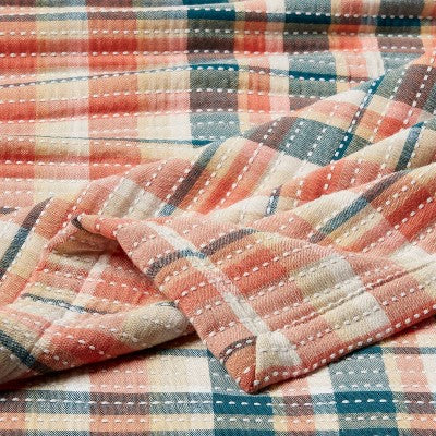 Full/Queen Spring Matelasse Blanket Plaid - Threshold