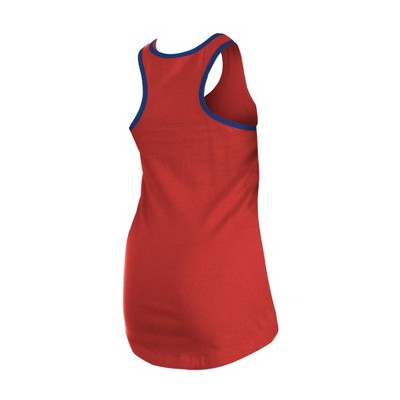 MLB Philadelphia Phillies Women's Bi-Blend Tank Top - XS: Lightweight Sleeveless Knit