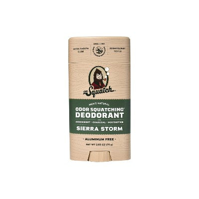 DR. SQUATCH Men's Natural Solid Deodorant Sierra Storm - 2.65oz