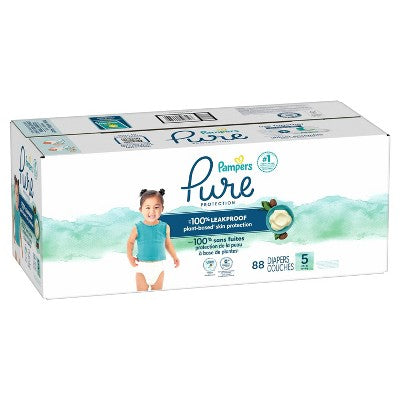 Pampers Pure Protection Diapers Pack - Size 5 - 88ct (LOCAL PICKUP ONLY)