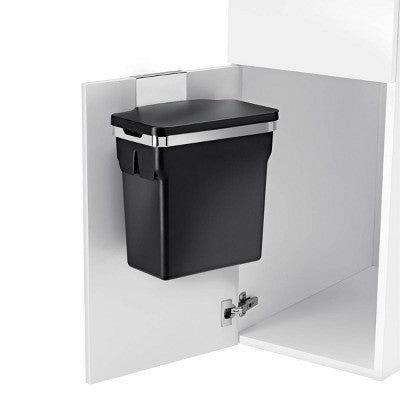 simplehuman 10L Under Cabinet Kitchen Trash Can Hanging or Mounted Garbage Can
