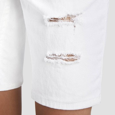 Levi's Boys' Unbasic Destructed 511 Jean Shorts - White 6