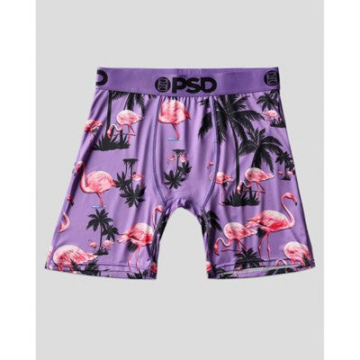 PSD Men's Flamingo Print Briefs - Purple/Pink XL