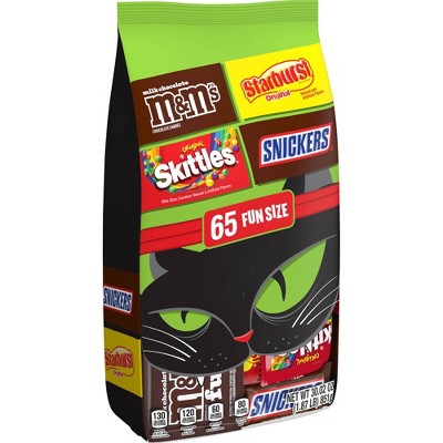 Mars - Halloween Candy Chocolate Fruity Variety Bag - 30.02oz/65ct