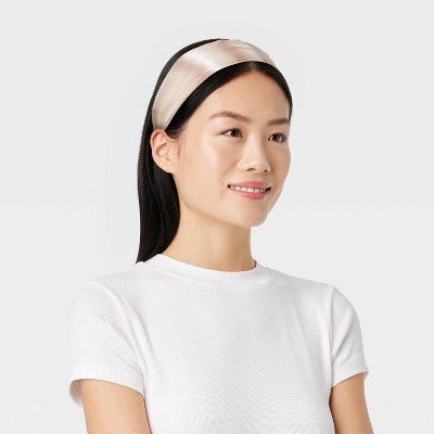 Satin Headwrap - A New Day Taupe