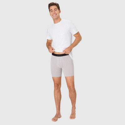 Hanes Men's 3pk Boxer Briefs - Blue/Gray S