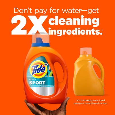 Tide Ultra Sport HE Deep Cleaning Concentrated Liquid Laundry Detergent 65 Loads - 92 fl oz