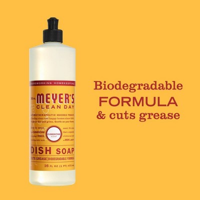 Mrs. Meyer's Clean Day Dish Soap - Clementine - 16 fl oz