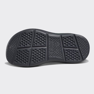 Joybees Toddler Harper Slip-On Clogs - Charcoal/Lime 8-9T