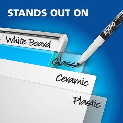 Expo 12ct Dry Erase Markers Fine Tip Assorted