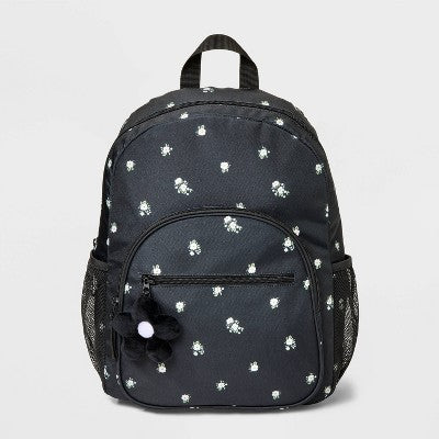 Kids' 16" Floral Dome Backpack - art class Black"