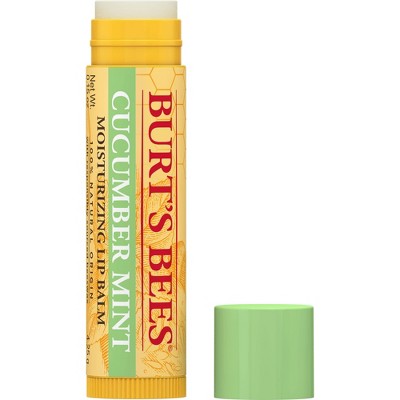 Burt's Bees Lip Balm - Cucumber Mint - 0.15oz: Moisturizing, Paraben-Free, Sulfate-Free, Formaldehyde-Free