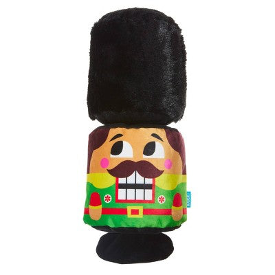 BARK Howly Jowly Holidays Nutty Cracker Plush Dog Toy