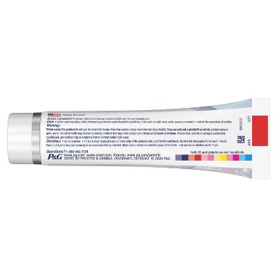 Crest 3D White Advanced Sensitivity Relief Toothpaste - 3.9oz