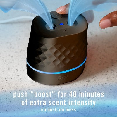 Febreze Black Plug Scent Booster Oil Diffuser Air Freshener Holder Unscented