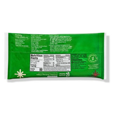 Holiday Baking Chips Naturally Flavored Red, Green & White Creme - 11oz - Good & Gather