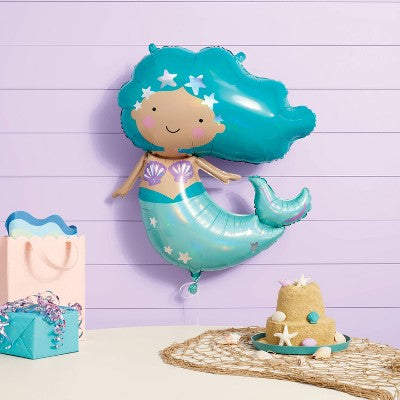 Large Mermaid Foil Balloon- Spritz