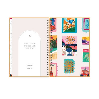 Rhi James for Blue Sky Weekly/Monthly Planner 15 Month Wirebound 5"x8" Matte Hardcover - Gold Balloon