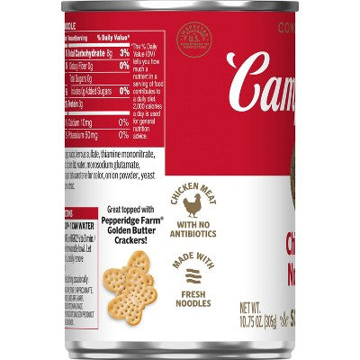 Campbell's Condensed Chicken Noodle Soup - 10.75oz