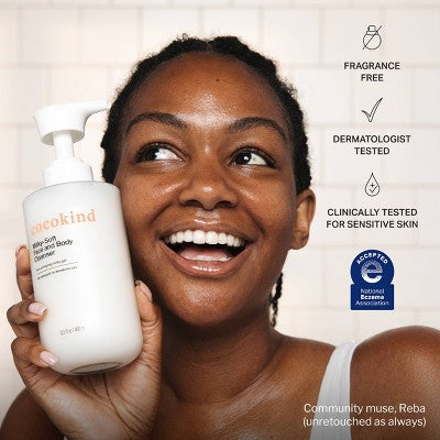 cocokind Ceramide Milk Face & Body Cleanser - 13.5 fl oz: No Fragrance Added, Cream, For Oily, Combination, Sensitive, Dry Skin