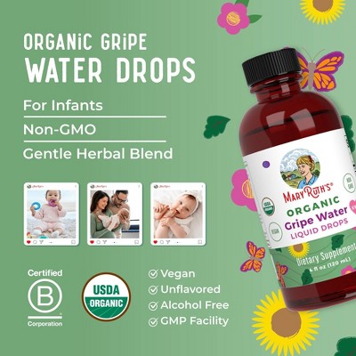 MaryRuth's Organic Gripe Water Liquid Drops - 4 fl oz
