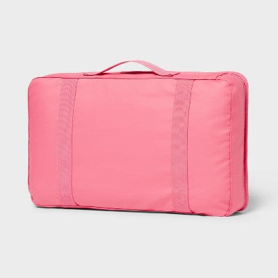 Collapsible Rolling Tote Pink - Brightroom