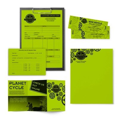 Astrobrights Premium Colored Paper, 8-1/2 x 11 Inches, 24 lbs, Terra Green, 500 Sheets