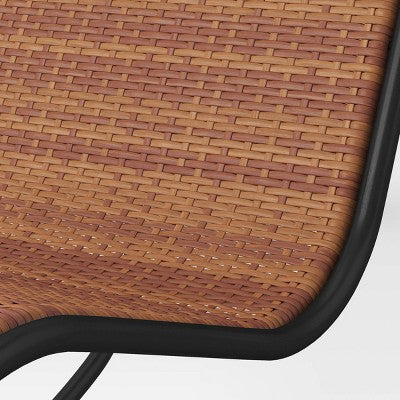 Wexler Wicker Outdoor Patio Chair, Rocking Chair, Accent Chair Black - Threshold (LOCAL PICKUP ONLY)