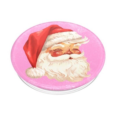 PopSockets PopGrip Cell Phone Grip and Stand - Santa Pink