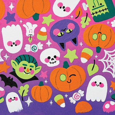 8ct Halloween Paint Tub Set - Mondo Llama