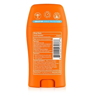 Carpe Women's 100HR Sweat & Odor Control Antiperspirant Deodorant - Fresh Powder - 1.76oz: Paraben-Free, Vegan, Cream