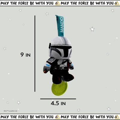 Star Wars The Mandalorian On-The-Go Toy: Sensory Development, Fine Motor Skills, Teether, Rattles, Hanging Loop