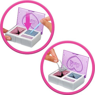 Barbie Party Unboxed Glam Party Series Purple Sparkle Doll & Accessories with 10 Surprises