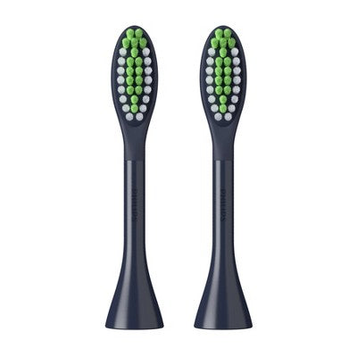 Philips One by Sonicare Replacement Electric Toothbrush Head - BH1022/04 - Midnight - 2pk