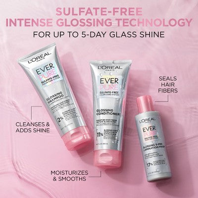 L'Oreal Paris EverPure Sulfate Free Hair Gloss Glossing Lamination Mask - 5.1 fl oz