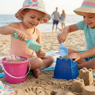 American Plastic Toys Inc. Glitter Pail Square Castle