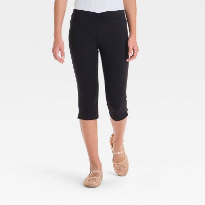 Girls' Capri Leggings - art class Black S