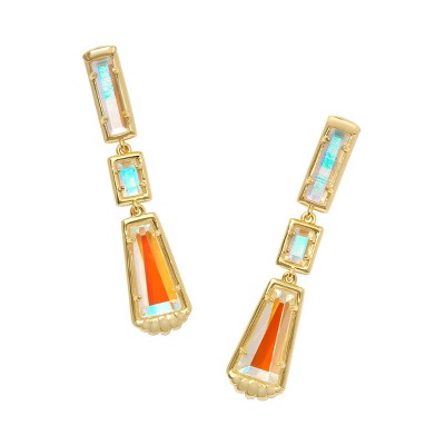 Kendra Scott Serena Linear Earrings - Dichroic