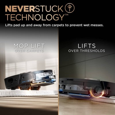 Shark Power Detect 2-in-1 Robot Vacuum and Mop with NeverTouch Pro Base - RV2820ZE (LOCAL PICKUP ONLY)