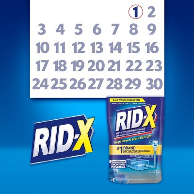 Rid-X Septi Pacs Septic System Maintenance - 3.2oz