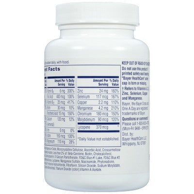 One A Day Men's 50+ Multivitamin Tablets - 65ct