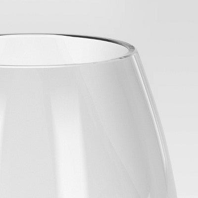 Small Round Glass with Cement Base Indoor Outdoor Terrarium 5"x5" - Threshold